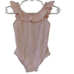 Pink Little Me Eyelet baby girl SUMMER  Swimsuit 6-12 months